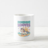Mug Conception de tee-shirt graphique tendance Licorne (Centre)