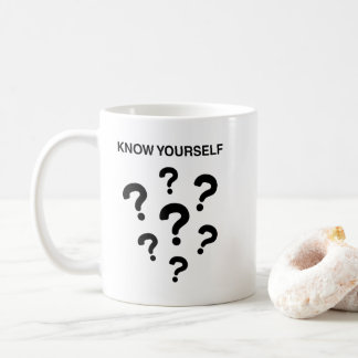 Mug conception de tee-shirt texte motivant « CONNAIS-T