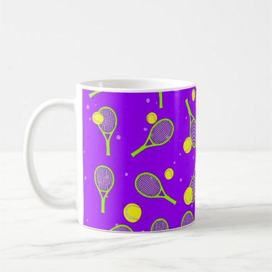 Mug Conception de tennis (Gauche)
