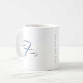 Mug Conception de texte amusant pour un vendredi fabul (Devant gauche)
