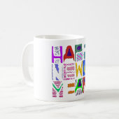 Mug Conception de texte "Bonne année" (Devant gauche)