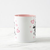 Mug Conception de texte d'anniversaire de fille avec c (Centre)