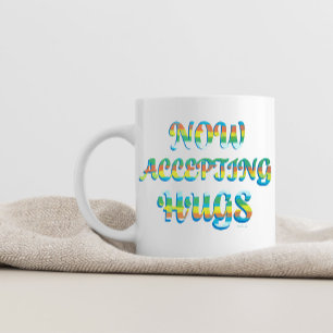 Mug Conception de texte doux multicolore mignon avec t