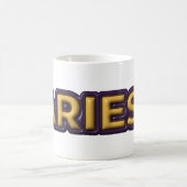 Mug Conception de texte du zodiaque Bélier (Centre)