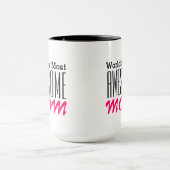 Mug Conception de texte MAMAN LA PLUS GÉNIALE AU MONDE (Centre)