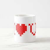 Mug Conception de texte originale en point de croix ro (Centre)