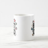 Mug Conception de texte pour le meilleur papa (Centre)