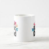 Mug Conception de texte pour le meilleur papa (Centre)