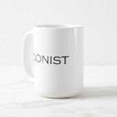 Mug conception de texte sioniste (Devant gauche)