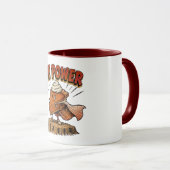 Mug Conception de Thanksgiving Pie Power (Devant droit)