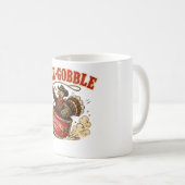 Mug Conception de Thanksgiving pour dinde Yee-Gobble (Devant droit)