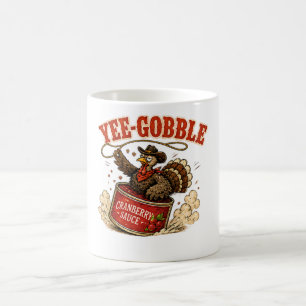 Mug Conception de Thanksgiving pour dinde Yee-Gobble