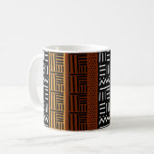 Mug Conception de tissu de boue inspirée par l'Afrique (Devant gauche)
