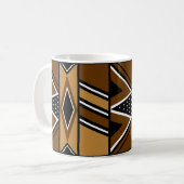 Mug Conception de tissu de boue inspirée par l'Afrique (Devant gauche)