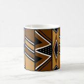 Mug Conception de tissu de boue inspirée par l'Afrique (Centre)