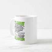 Mug Conception de toile d'araignée d'Halloween pour th (Devant gauche)