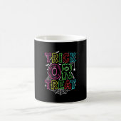 Mug Conception de toile d'araignée Halloween Trick or (Centre)