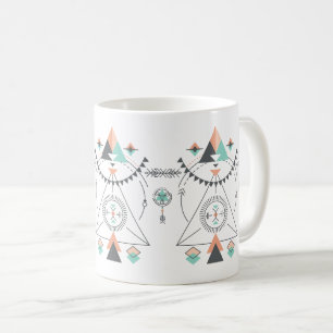 Mug Conception de totem Tribal Coloré