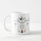 Mug Conception de totem Tribal Coloré (Gauche)