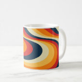 Mug Conception de tourbillon abstrait coloré (Devant droit)