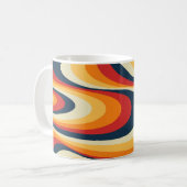 Mug Conception de tourbillon abstrait coloré (Devant gauche)