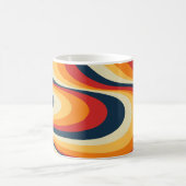 Mug Conception de tourbillon abstrait coloré (Centre)