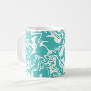 Mug Conception de tourbillon aqua abstrait
