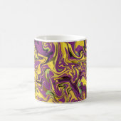 Mug Conception de tourbillon vibrant avec des tons jau (Centre)