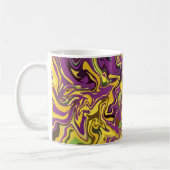 Mug Conception de tourbillon vibrant avec des tons jau (Gauche)