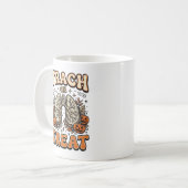 Mug Conception de trachéotomie pour infirmière Hallowe (Devant gauche)
