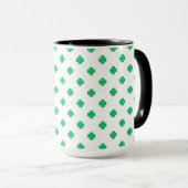 Mug Conception de trèfles uniquement (Devant droit)
