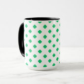 Mug Conception de trèfles uniquement (Devant gauche)