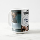 Mug Conception de tribute de moustache de Fête des Pèr (Devant gauche)