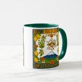 Mug Conception de Trinacria sicilienne  (Devant droit)
