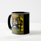 Mug Conception de Trinacria sicilienne  (Devant gauche)