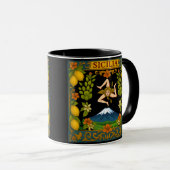 Mug Conception de Trinacria sicilienne  (Devant droit)