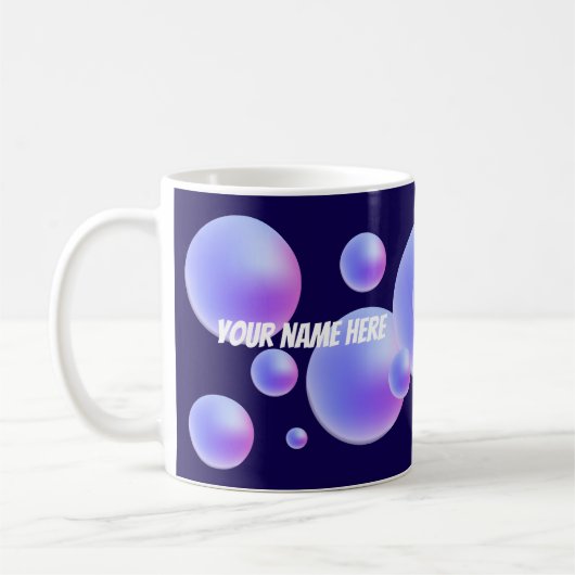 Mug conception de trois billes dimentielles (Gauche)
