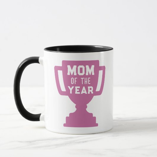 Mug Conception de trophée Maman de l'année (Gauche)