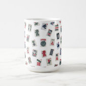 Mug conception de tuiles de Mahjong (Centre)