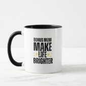 Mug Conception de typographie cadeau pour la belle-mèr (Gauche)