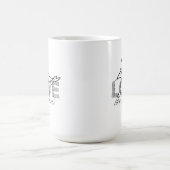 Mug Conception de typographie chrétienne Aimer comme J (Centre)