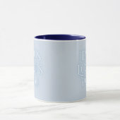 Mug Conception de typographie chrétienne Jésus aime (Centre)
