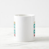 Mug Conception de typographie de café drôle (Centre)