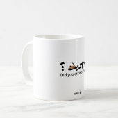 Mug Conception de typographie de citation de café arab (Devant gauche)