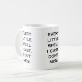 Mug Conception de typographie de citation de manifesta (Devant gauche)