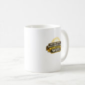 Mug Conception de typographie de femme priante (Devant droit)