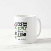 Mug Conception de typographie de style de vie de golf (Devant droit)