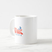 Mug Conception de typographie de surf californien pour (Devant gauche)