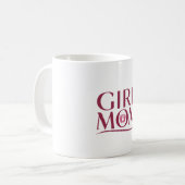 Mug Conception de typographie d'empreintes de pied de  (Devant gauche)