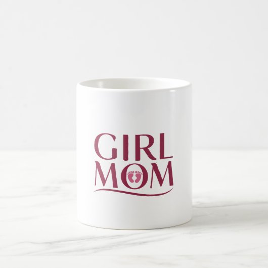 Mug Conception de typographie d'empreintes de pied de  (Centre)
